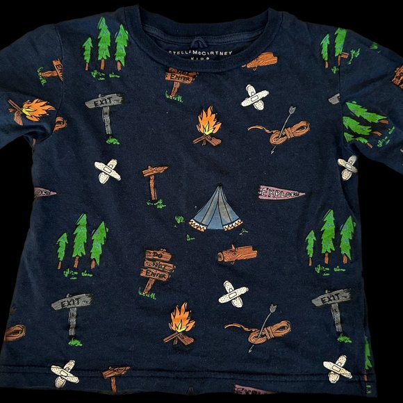 Stella McCartney Kids Lot of Sweatshirt Joggers T-Shirt Raglan Shirt 2 Years - Picture 9 of 13